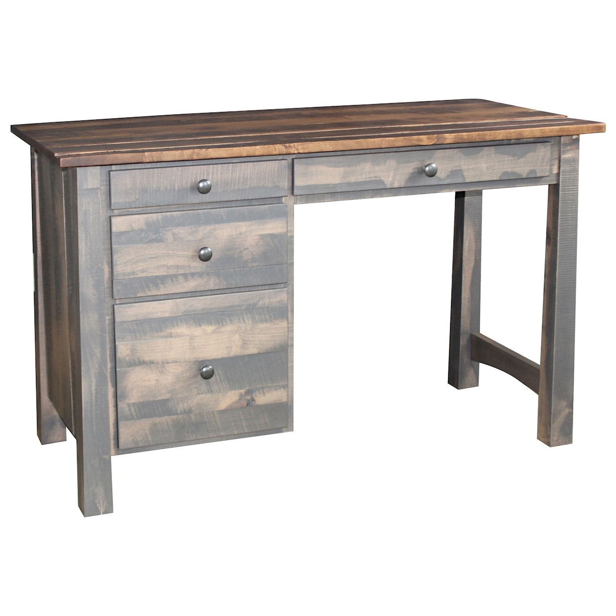 Ashery Woodworking Madison Rough Sawn Student Desk