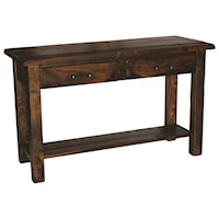 Customizable Solid Wood Sofa Table 