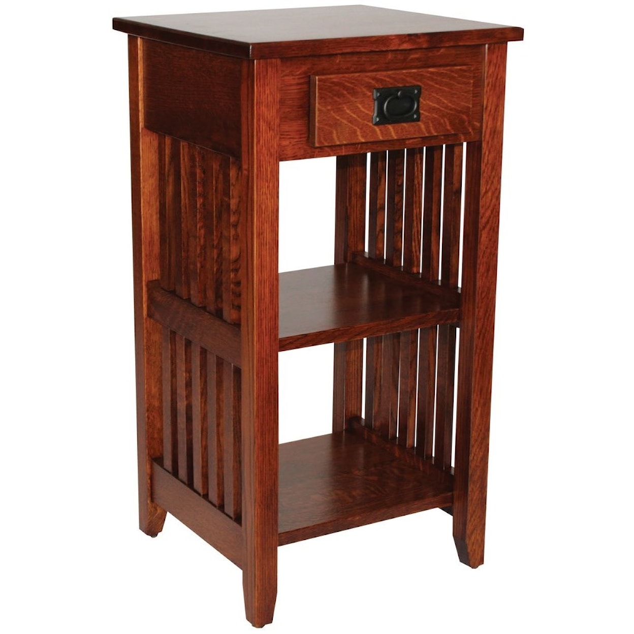 Ashery Woodworking Prairie Mission Customizable Solid Wood End Table