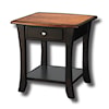 Ashery Woodworking Roseberry Customizable Solid Wood 22" End Table
