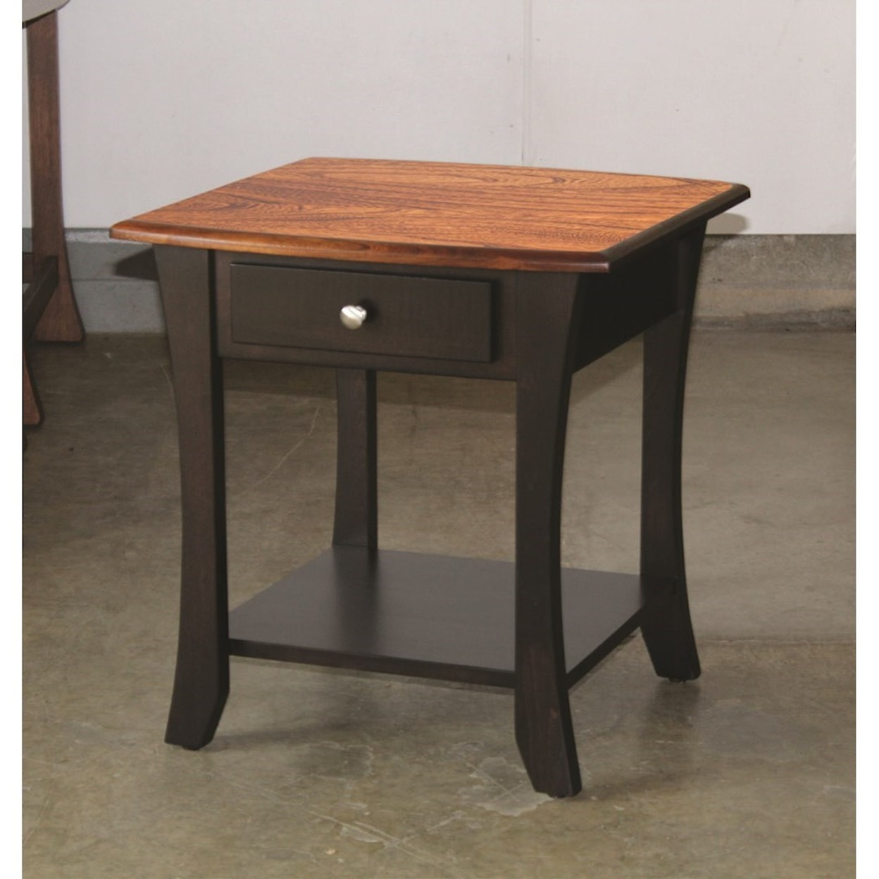 Ashery Woodworking Roseberry Customizable Solid Wood 22" End Table