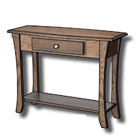 Customizable Solid Wood 36" Sofa Table