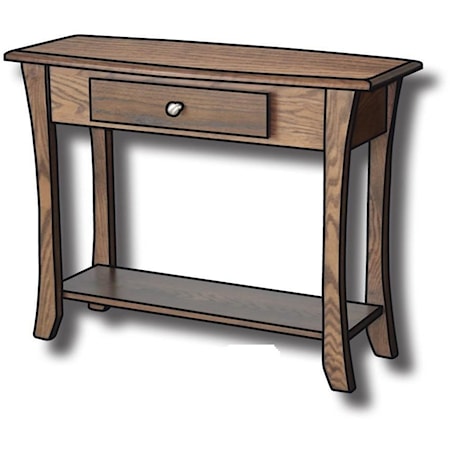 Customizable Solid Wood 36" Sofa Table