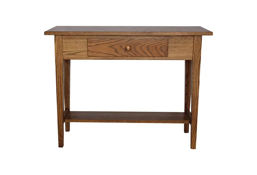 Shaker Style Customizable Solid Wood 36" Sofa Table by Ashery Woodworking at Saugerties Furniture Mart