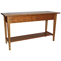 Customizable Solid Wood 48" Sofa Table