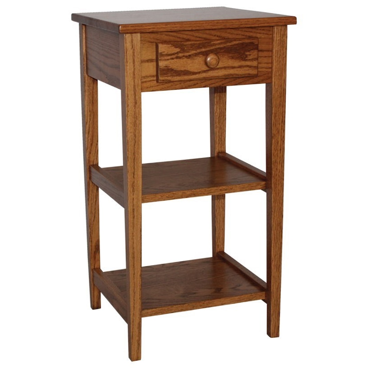 Ashery Woodworking Shaker Style Customizable Solid Wood End Table