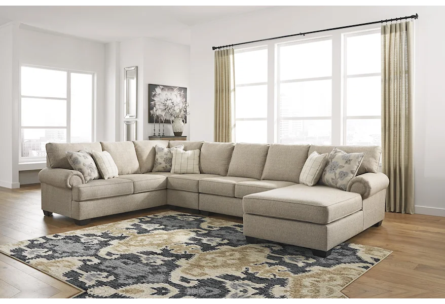 Baceno 4 Piece Sectional Chaise Sofa by Ashley Furniture at Sam's Furniture Outlet