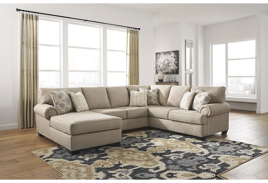 Baceno 3 Piece Sectional Chaise Sofa by Ashley Furniture at Sam's Furniture Outlet