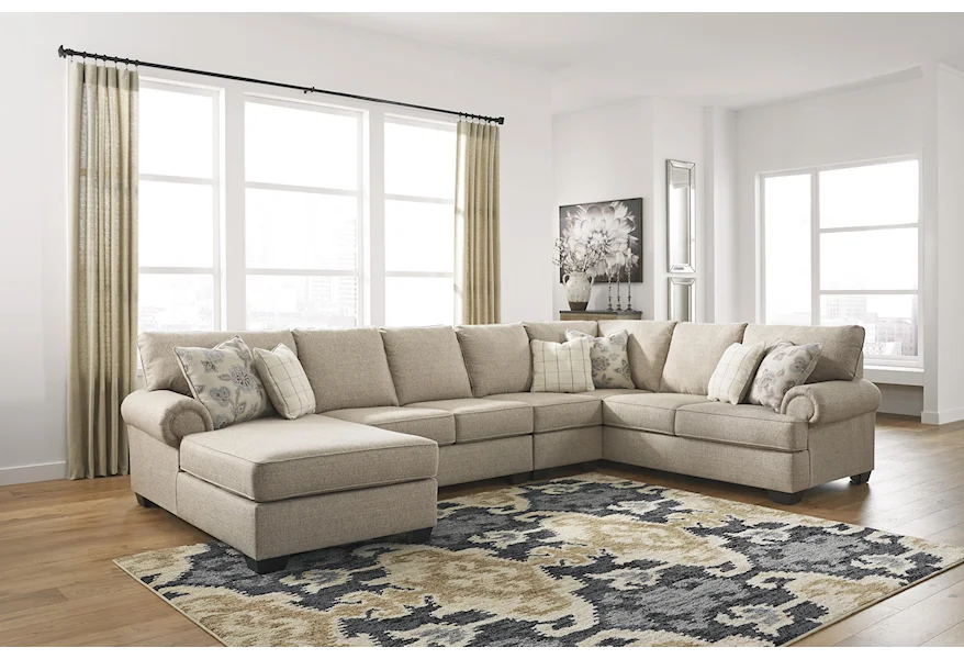Baceno 4 Piece Sectional Sofa Chaise by Ashley Furniture at Sam Levitz Furniture