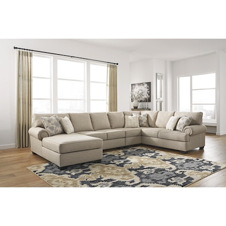 4 Piece Sectional Sofa Chaise