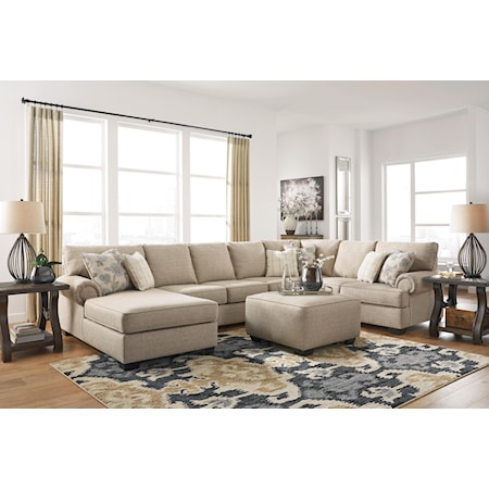 5 Piece Sectional Living Room Set