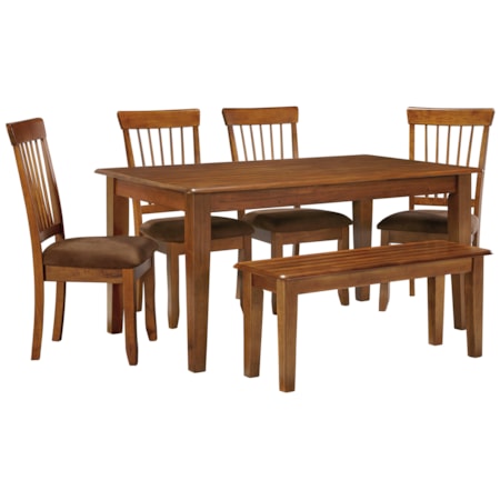 36 x 60 Table with 4 Chairs & Bench