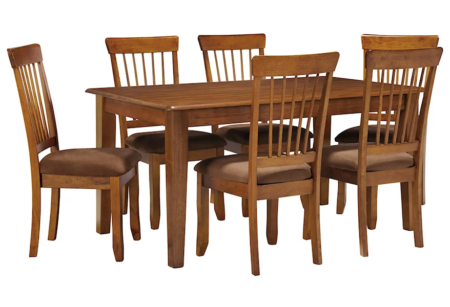 Berringer 7-Piece 36x60 Table & Chair Set by Ashley Furniture at Lapeer Furniture & Mattress Center