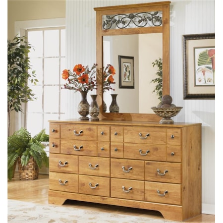 6 Drawer Dresser and Mirror