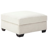 Ottoman with Storage/Reversible Tray Top with Cup Holders