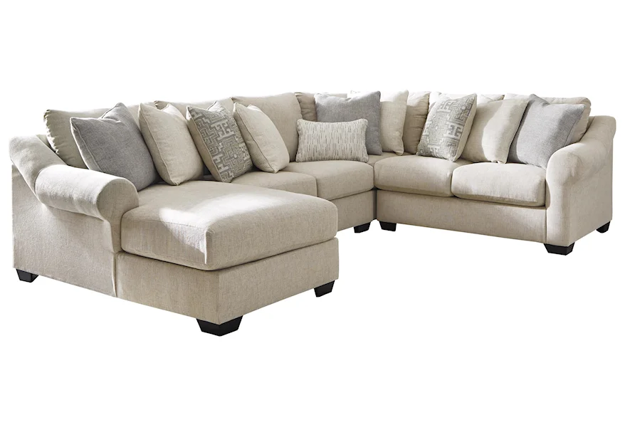 Carnaby 4 Piece Sectional Sofa Chaise Set by Ashley Furniture at Sam Levitz Furniture