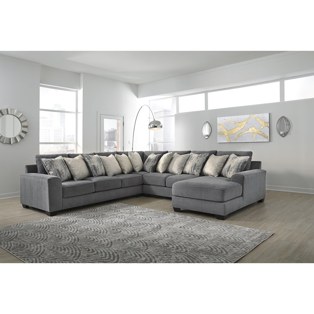 Ashley Furniture Castano 4 Piece Sectional