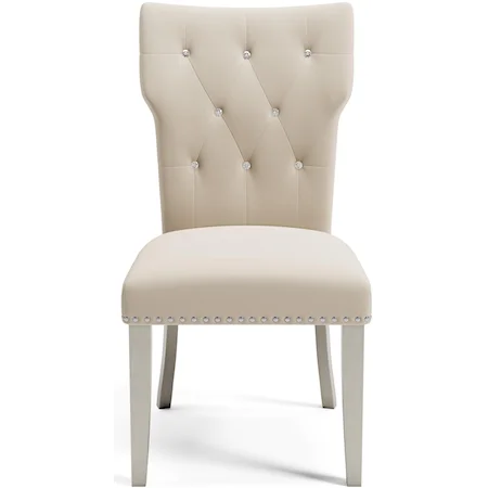 Chevana Uph Side Chair Cream