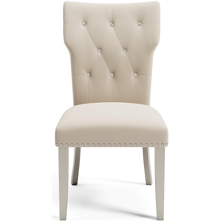 Chevana Uph Side Chair Cream