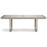 Chevana Rect Table Platinum