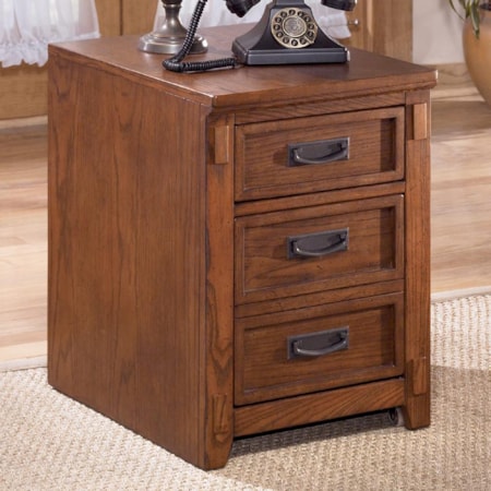 2 Drawer Mobile File Cabinet