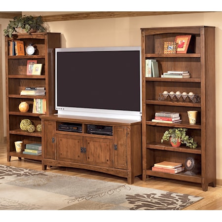 60 Inch TV Stand & 2 Large Bookcases