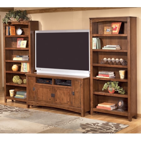 60 Inch TV Stand & 2 Large Bookcases