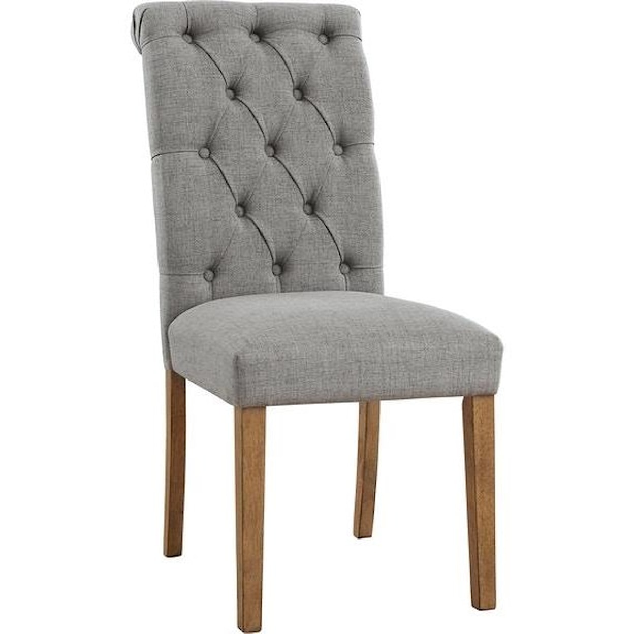 Ashley Furniture Harvina Harvina Grey Upholstered Side Chair