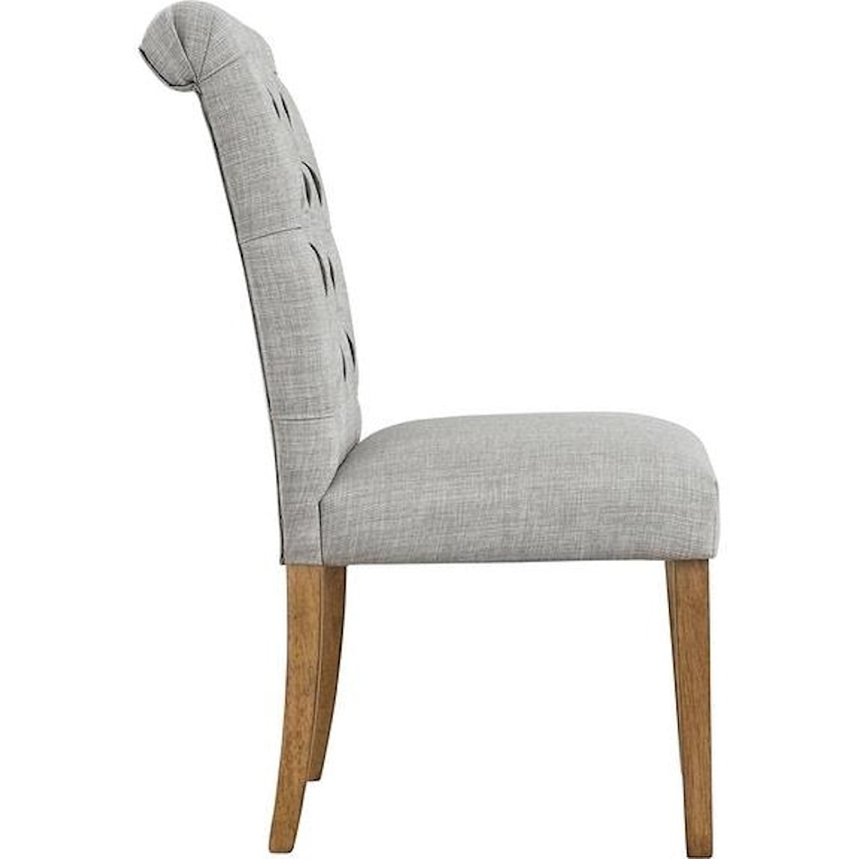 Ashley Furniture Harvina Harvina Light Grey Upholstered Side Chair