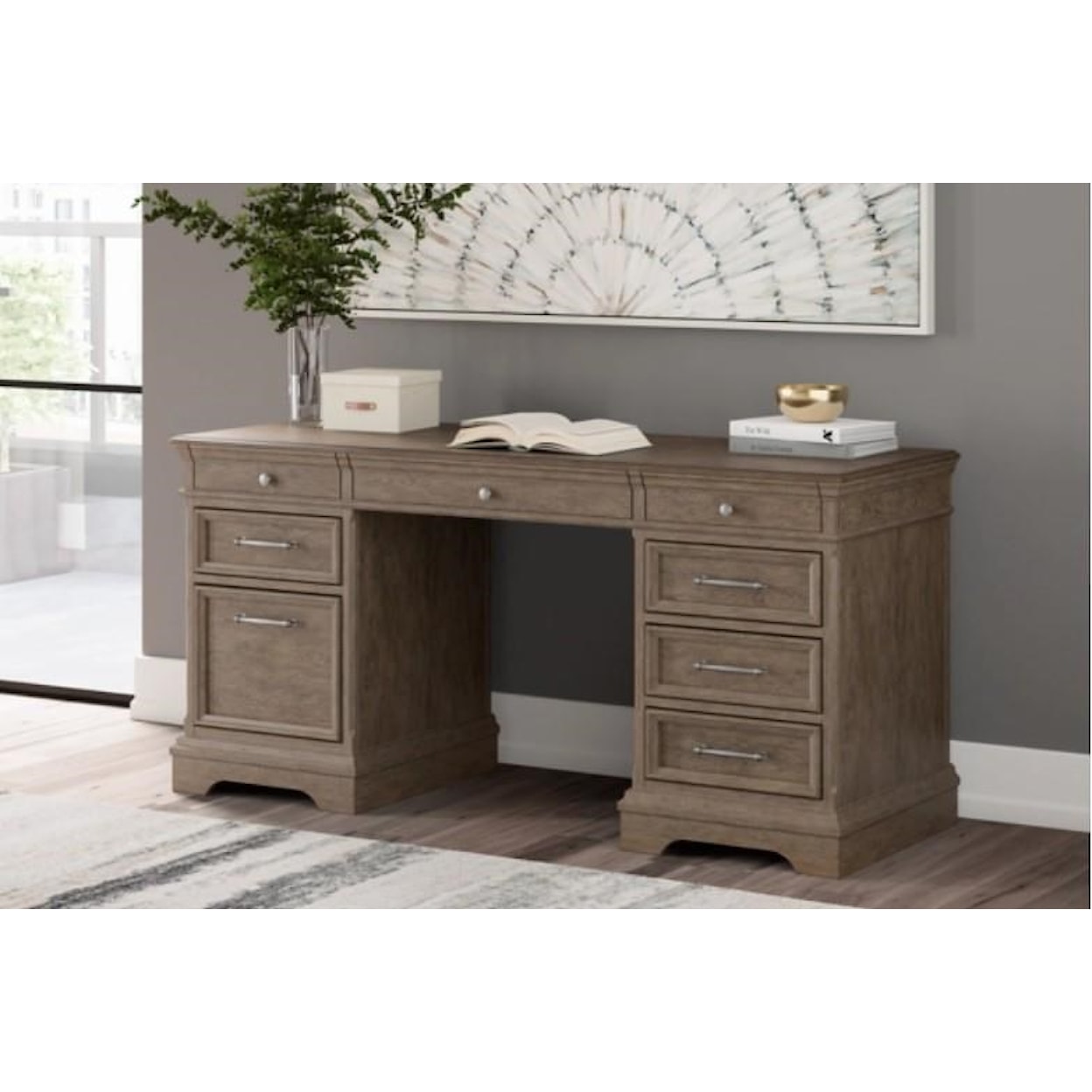 Ashley Furniture Janismore Home Office Credenza Desk