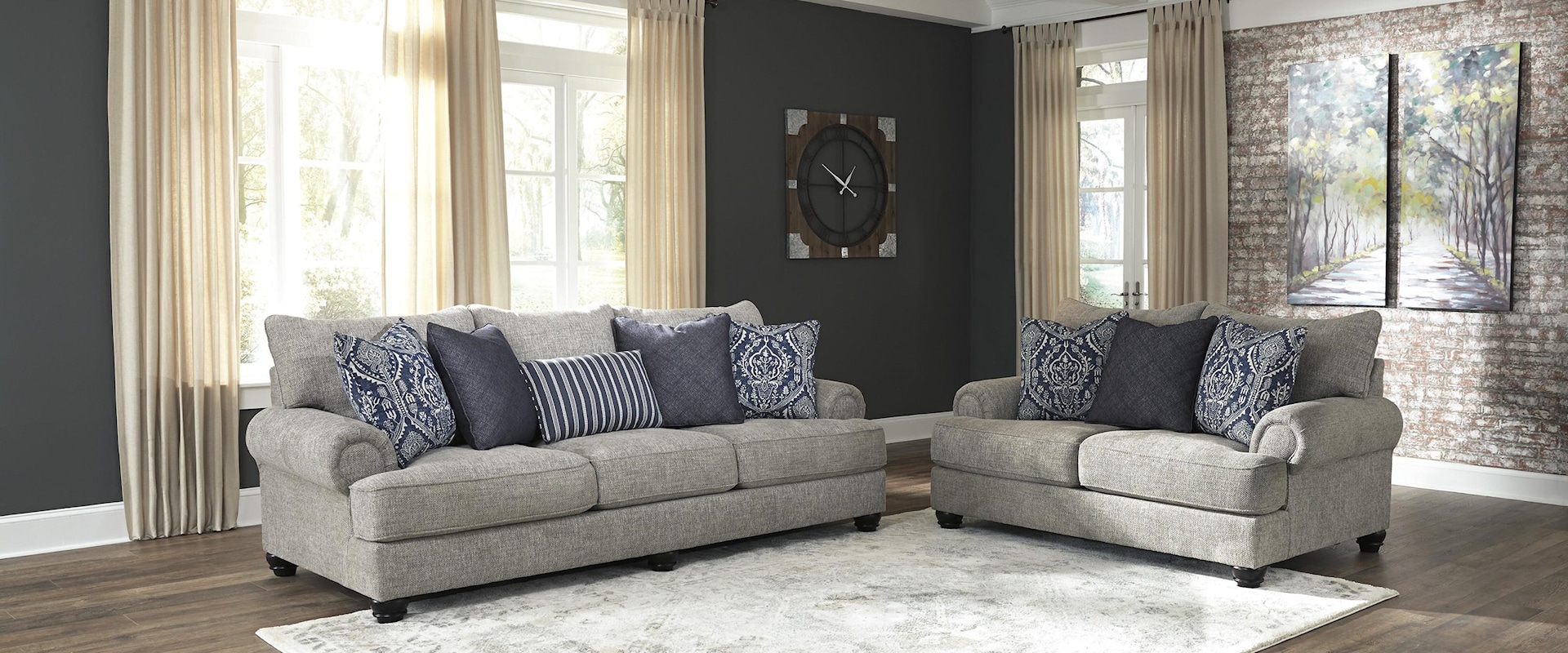 Dusk Sofa and Loveseat Set