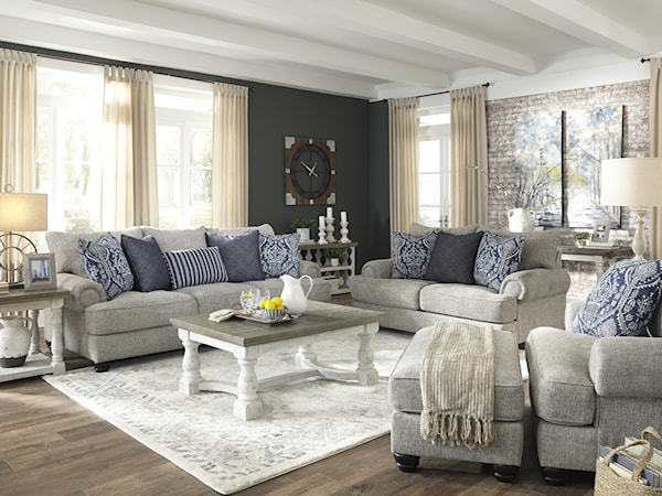 Sofa, Chair and Ottoman Set