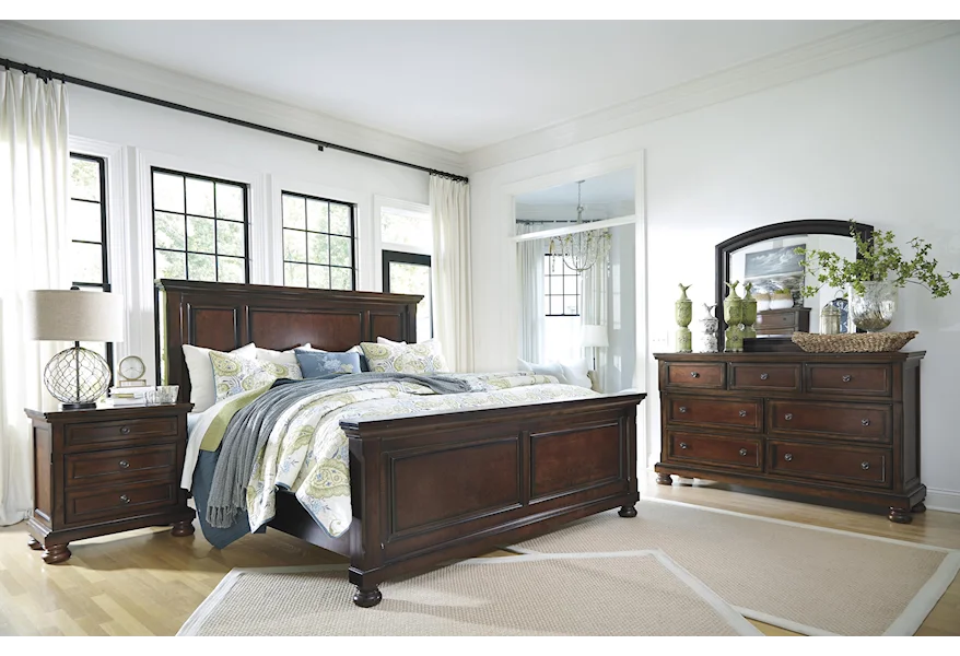 Porter King Panel Bed Package by Ashley Furniture at Sam Levitz Furniture
