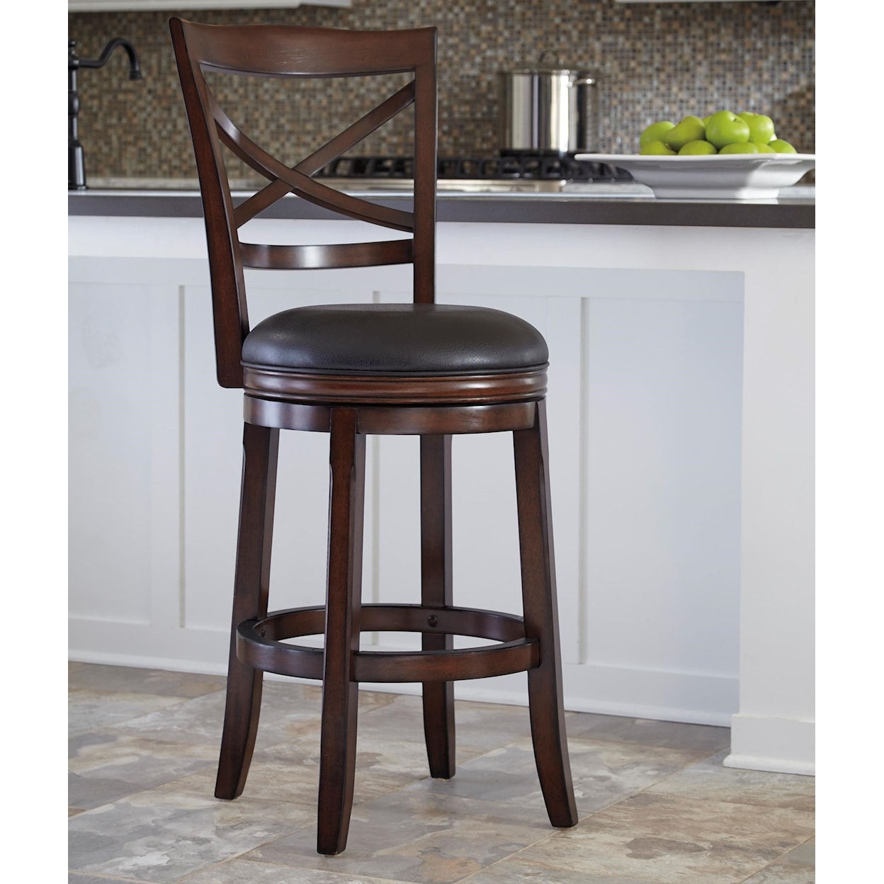 Millennium Porter Tall Upholstered Swivel Barstool