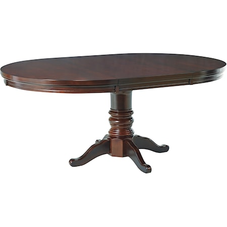Round Dining Room Pedestal Table