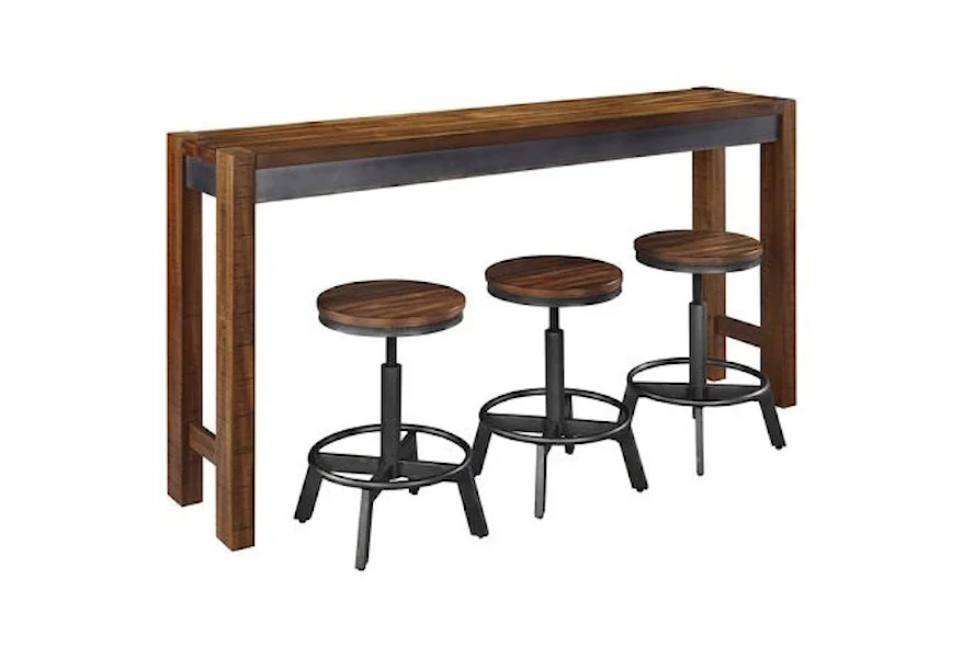 Torjin 4 Piece Long Counter Table Set by Signature Design by Ashley at Red Knot
