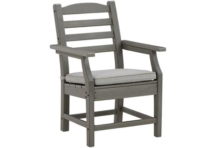 Visola Outdoor Arm Chair by Ashley Furniture at Esprit Decor Home Furnishings