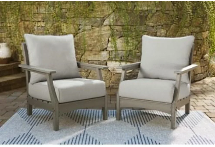Visola Outdoor Lounge Chair by Ashley Furniture at Esprit Decor Home Furnishings