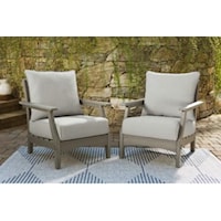 Pair of Outdoor Lounge Chairs