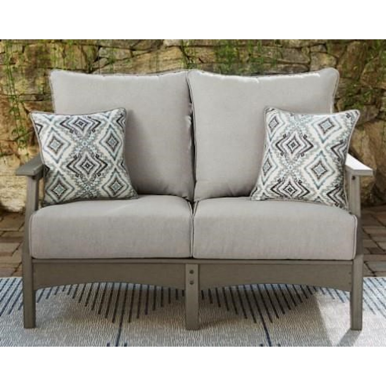 Ashley Furniture Visola Outdoor Loveseat