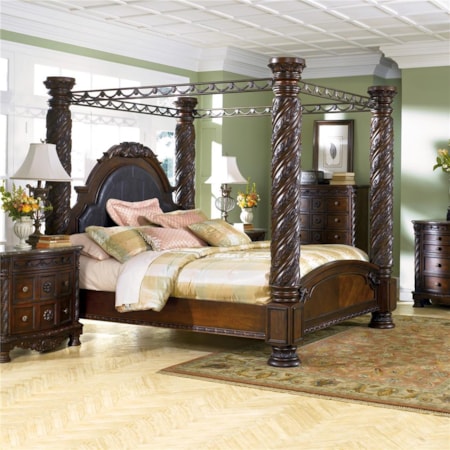 California King Canopy Bed