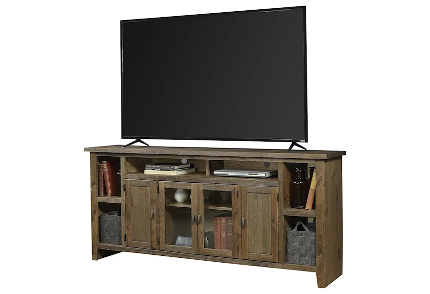 Alder Grove 65" Console with Doors by Aspenhome at Walker's Furniture