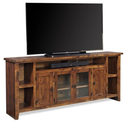 84" Entertainment Console with 4 Doors