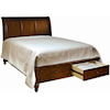Aspenhome    King Storage Sleigh Bed