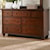 Aspenhome Clinton 7 Drawer Double Dresser with Turned Feet