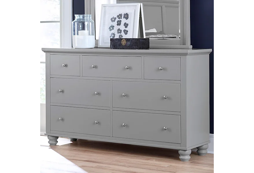 Cambridge CHY 7 Drawer Double Dresser  by Aspenhome at Gill Brothers Furniture & Mattress