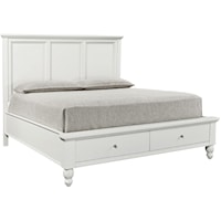 King Storage Bed