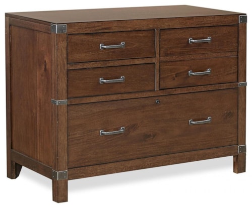 Combo File with Locking File Drawer