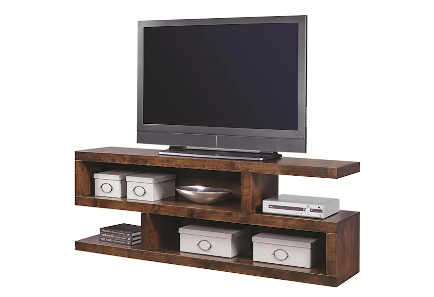 Contemporary Driftwood 74 Inch Open Console by Birch Home at Sprintz Furniture
