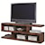 Aspenhome Contemporary Driftwood 74 Inch Open Console with 4 Compartments